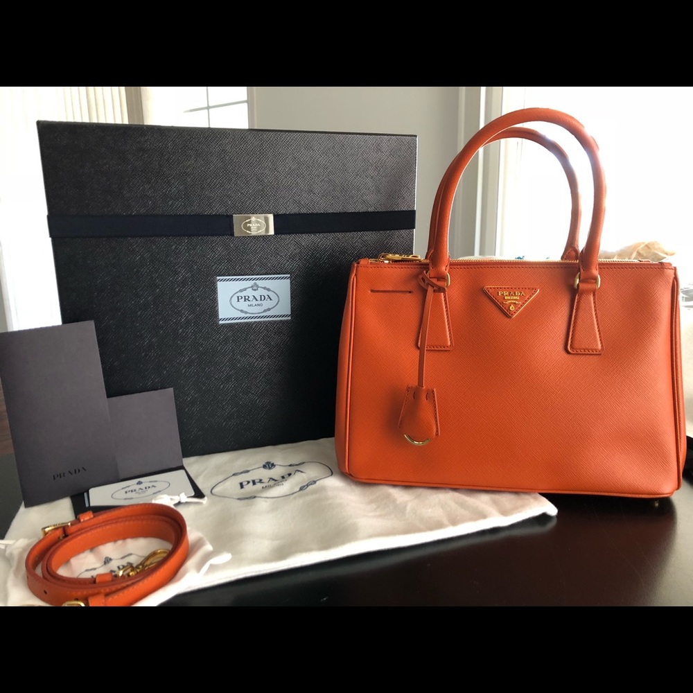 AUTHENTIC!!! DISCONTINUED Prada papaya